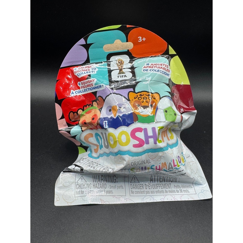Squishmallows Squooshems FIFA World Cup Blind Bag Mystery Squishy Figure New